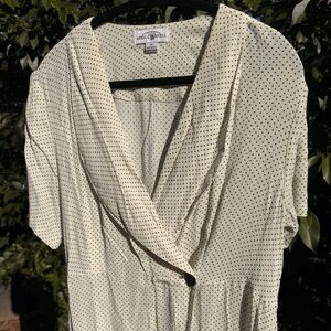 April Cornell Polka Dot Wrap Dress